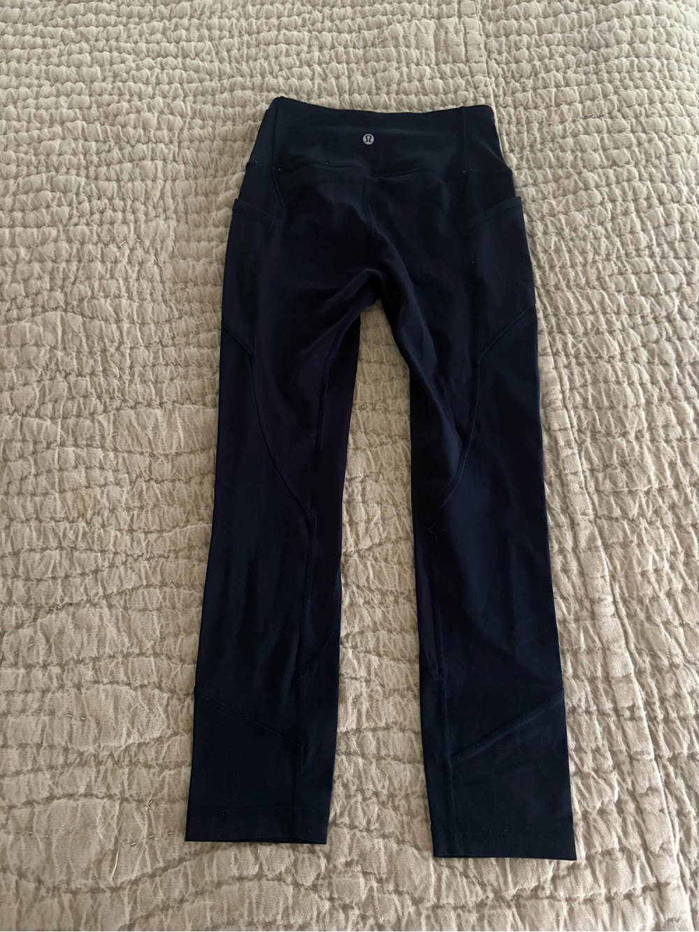 Navy Lululemon 3/4 Leggings - Picture 2 of 2